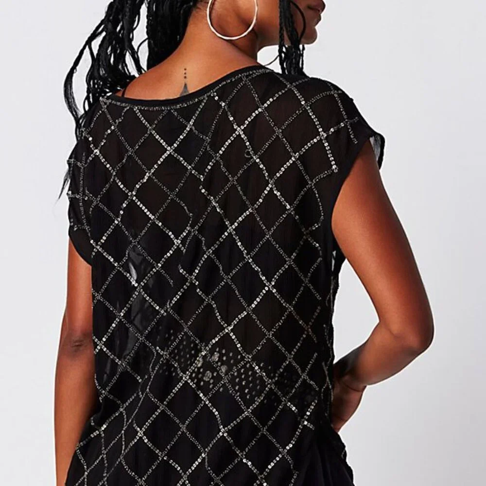 Free People Nightfall Tunic NWOT Size Small